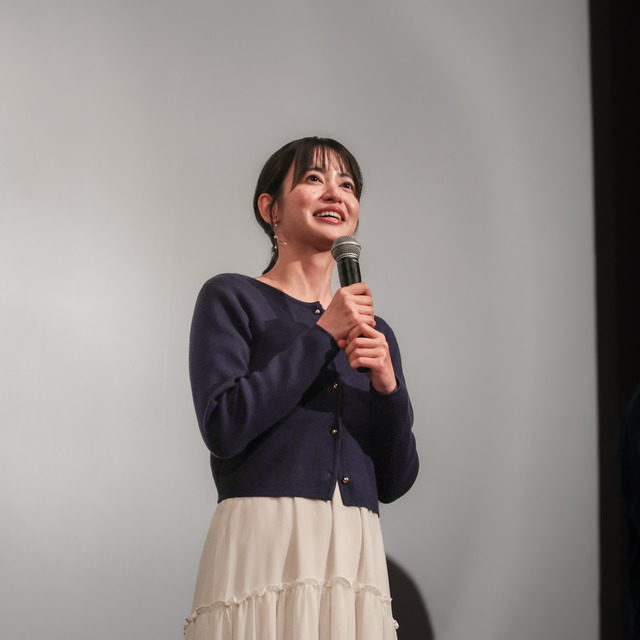 田中明日実さん、映画『いろは』長崎県佐世保市で舞台挨拶。