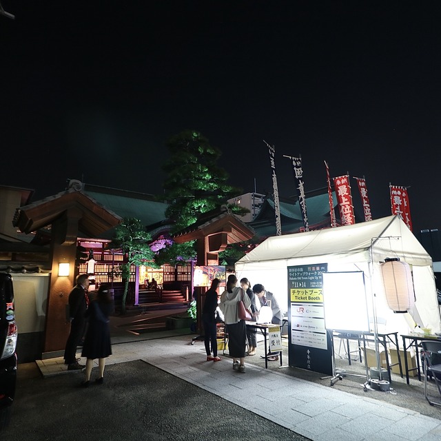 博多旧市街ライトアップウォーク2019千年煌夜_本岳寺03