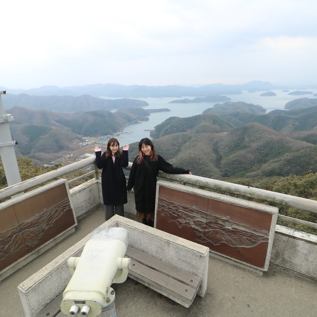 ORC福岡-対馬便で行く女子旅。烏帽子岳展望台。