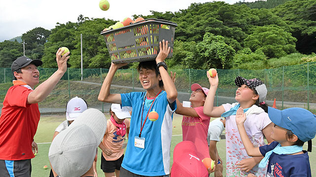 「アサヒ緑健 久山テニス俱楽部」イベント
