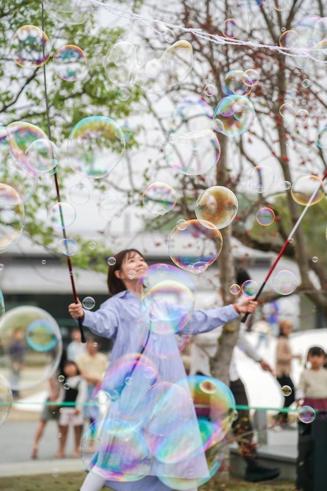 シャボン玉使い なほさん