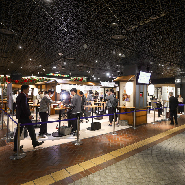 アサヒ生ビール「マルエフ横丁 in 福岡」2023年11月 天神地下街