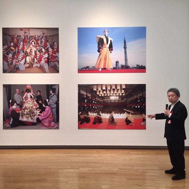 篠山紀信さんが福岡アジア美術館「篠山紀信展 写真力」開会式に登壇