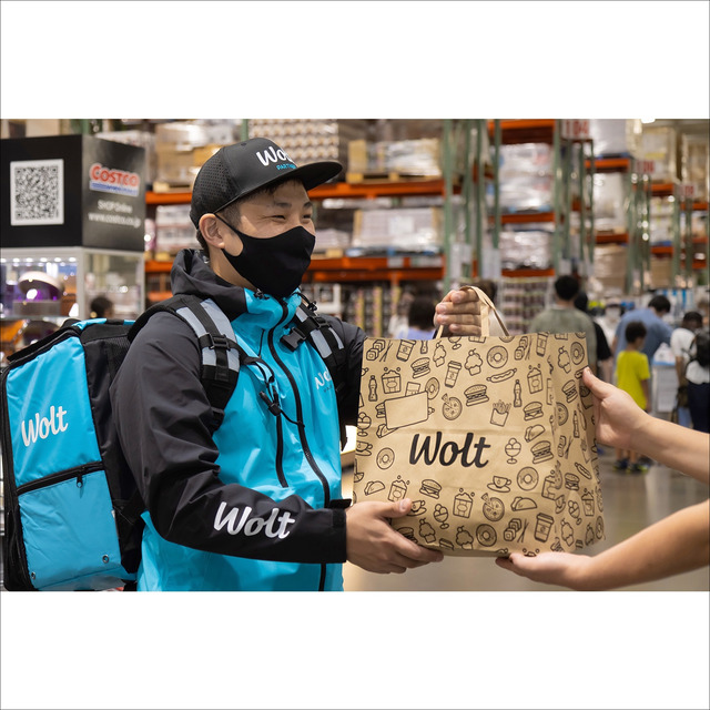 コストコ久山倉庫店「Wolt ウォルト」で商品配達デリバリーサービス