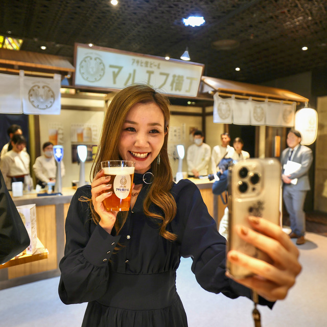 アサヒ生ビール「マルエフ横丁 in 福岡」2023年11月 天神地下街
