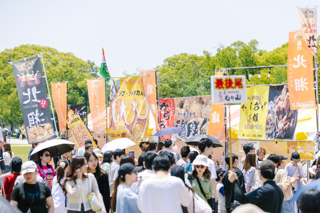 「第1回からあげハシゴ横丁」福岡市 2025年5月