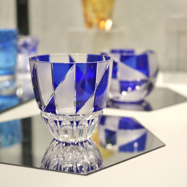 「夏のガラス祭り 切子モダニズム展」福岡大名の月みちるBAR 2022年
