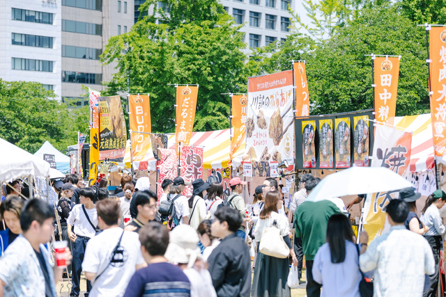 「第1回からあげハシゴ横丁」福岡市 2025年5月