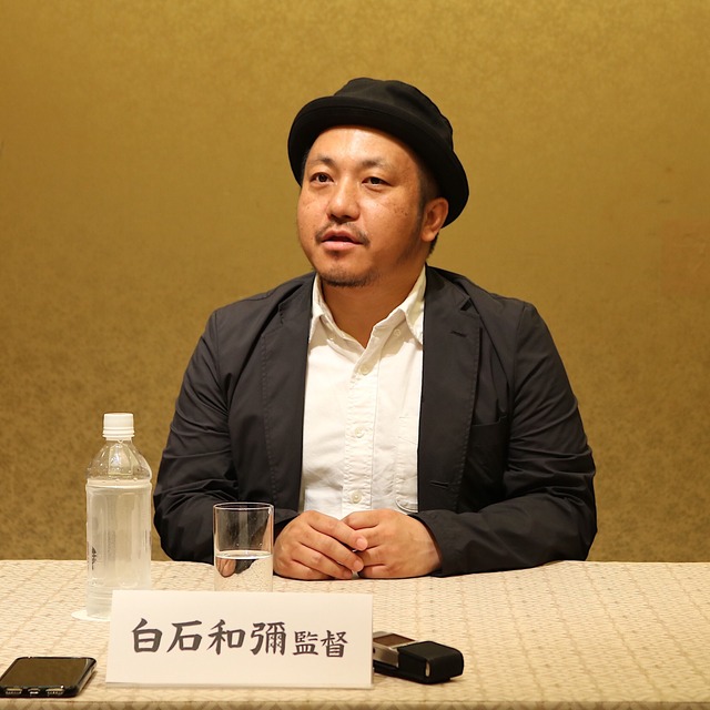 香取慎吾さんと白石和彌監督が福岡で映画「凪待ち」の記者会見と舞台挨拶