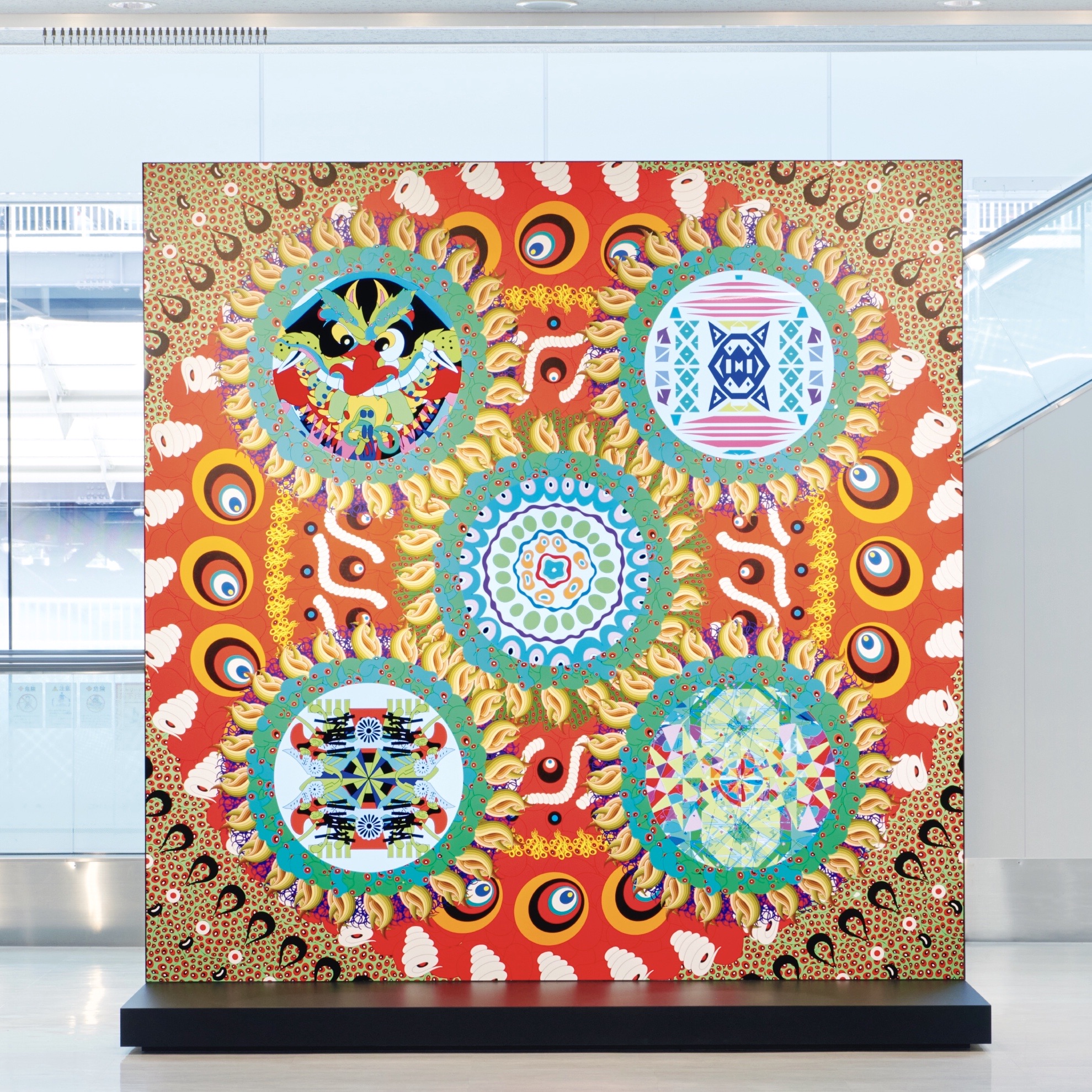 福岡空港に文化庁 Culture Gate To Japan アート作品を展示 九州工芸品の模様にインスパイアされたメディア芸術 フクオカーノ