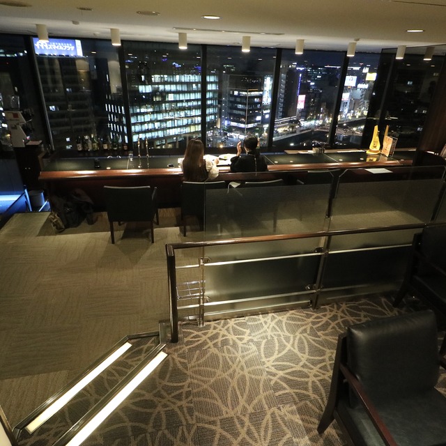 西鉄イン福岡13F「レストラン&バー ブロッソ」夜景