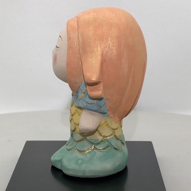 「アマビエ博多人形」もしろう人形作家が制作。