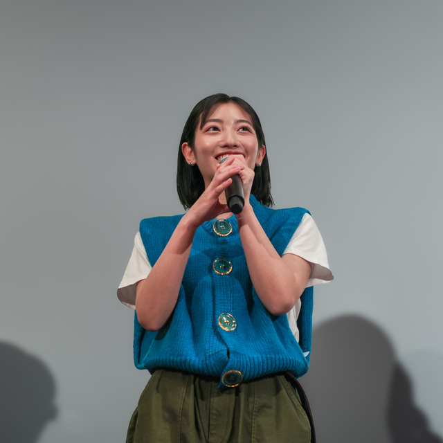 川島鈴遥さん、映画『いろは』長崎県佐世保市で舞台挨拶。
