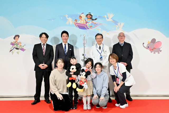 福岡市立こども病院「ディズニー壁紙お披露目セレモニー」レポート