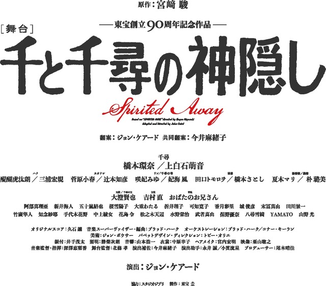 舞台「千と千尋の神隠し」博多座2022年