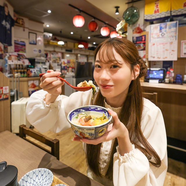 喜水丸 天神ソラリアステージ店 鯛茶漬け定食 森脇由衣