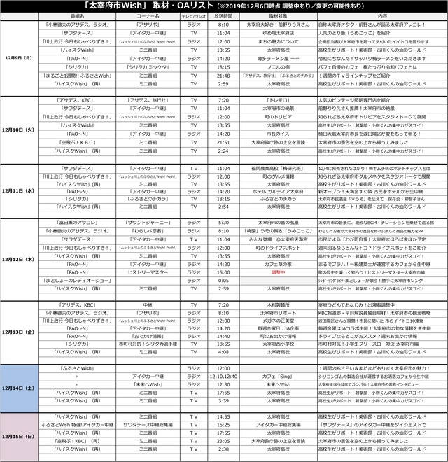 KBC ふるさとWish「太宰府Wish」