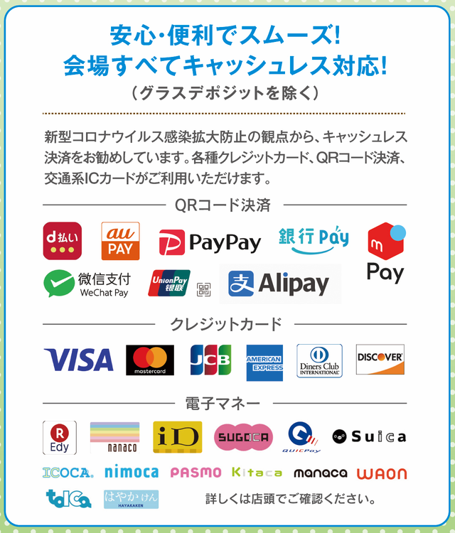 「福岡オクトーバーフェスト」福岡市博多区はキャッシュレス対応