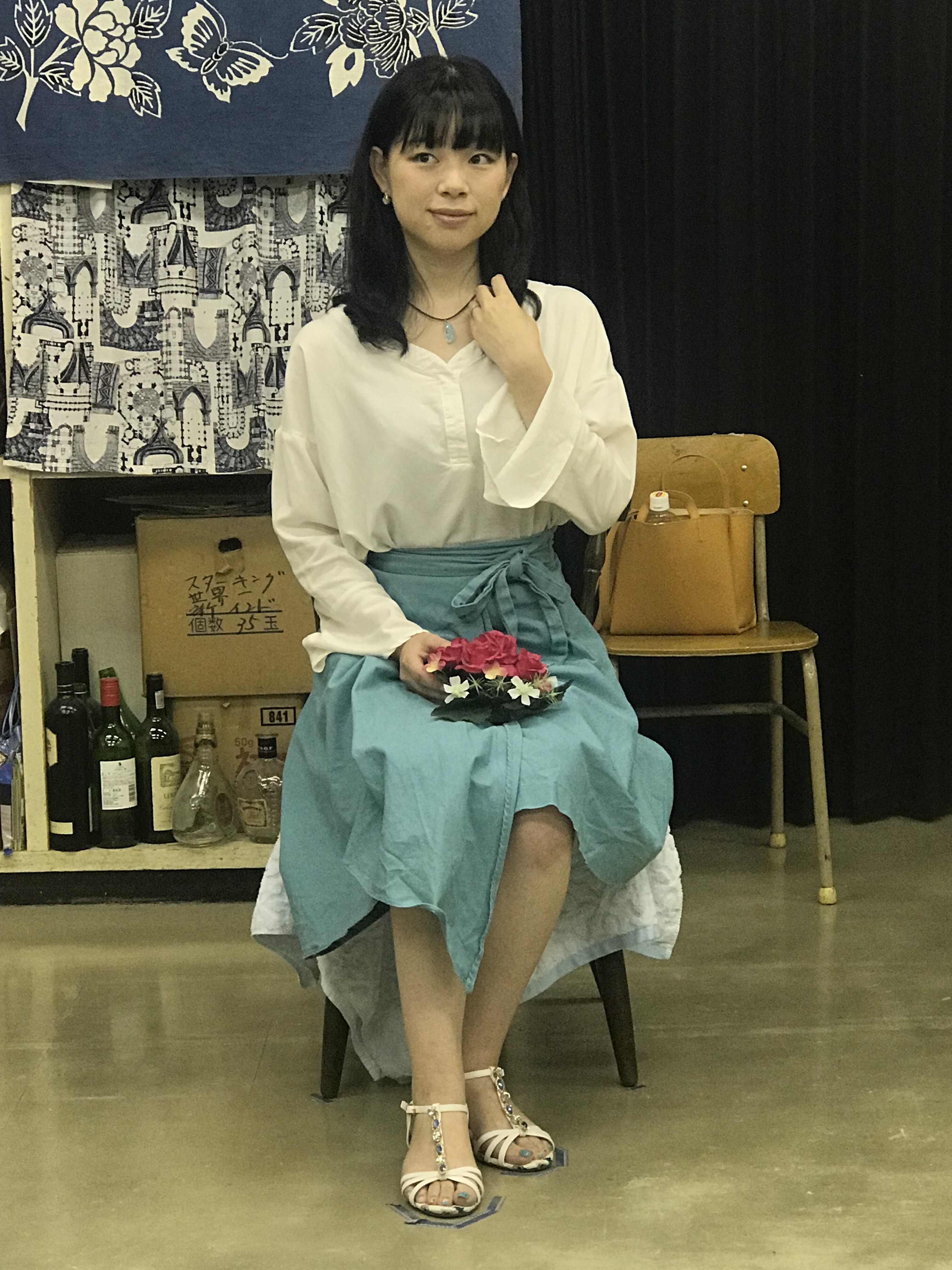 デッサン活動記録18年7月26日 木 たのしい人物画 モデルルチル 着衣 ふくさんの晴天 クロッキー日和