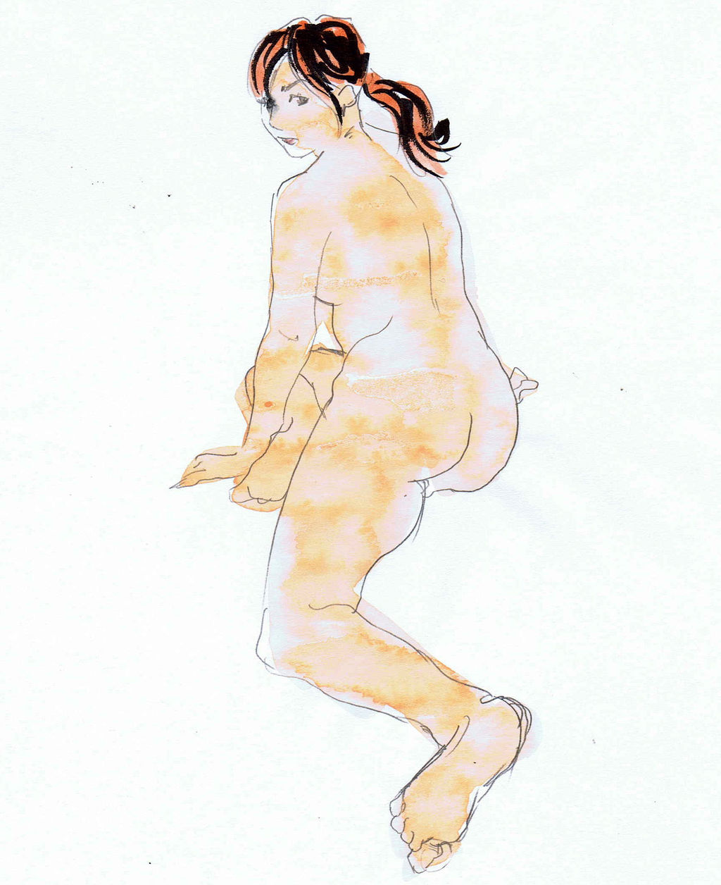 超美少女とモデルさんがいっぱい 9月のヌードモデルクロッキー会その3 ふくさんの晴天 クロッキー日和