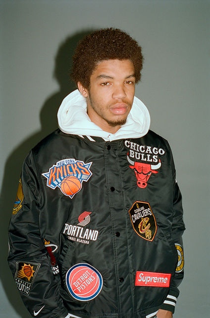 supreme x nba x nike jacket