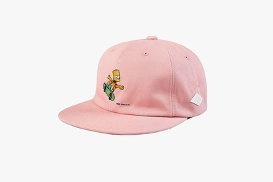 stereo-vinyl-sk8-bart-cap-pink