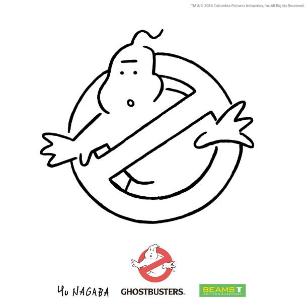 7月下旬リリース Ghostbusters Yu Nagaba Beams T Japanican
