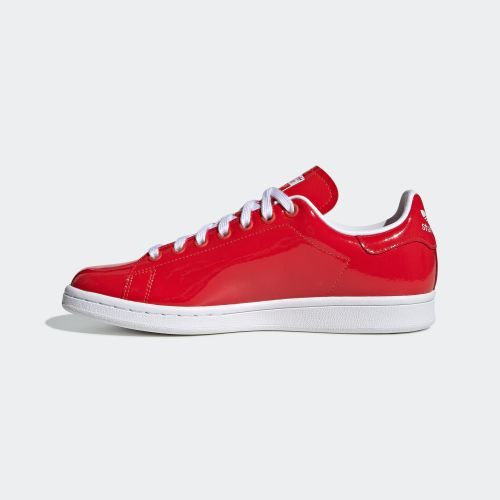 stan smith white active red