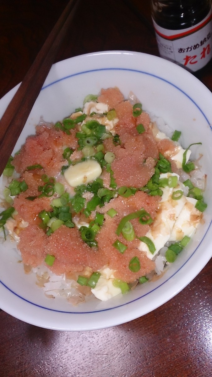 明太子豆腐丼 Fukutakayukiのblog