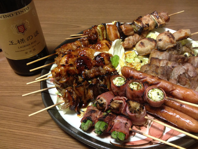 焼き鳥 紳助 のお持ち帰り ランチの王様 大村湾