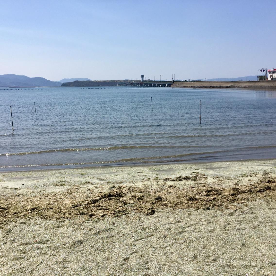 森園公園シーグラスの砂浜 ランチの王様 大村湾 森園公園シーグラスの砂浜 ランチの王様 大村湾