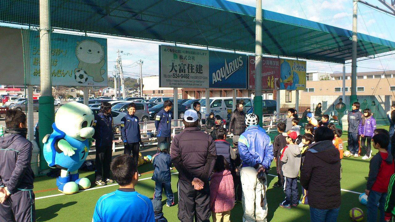 みらいキッズクラブイベント 親子レクリエーション In田尻フットサル大分02 大分トリニータサッカースクールブログ