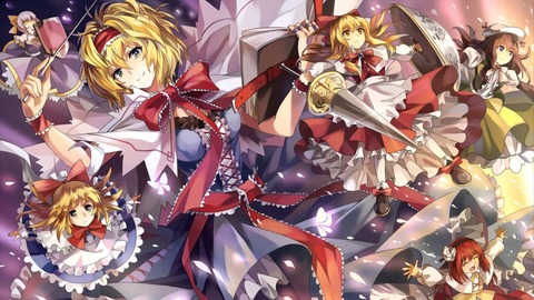 アニメ壁紙box 東方project アリス マーガトロイド
