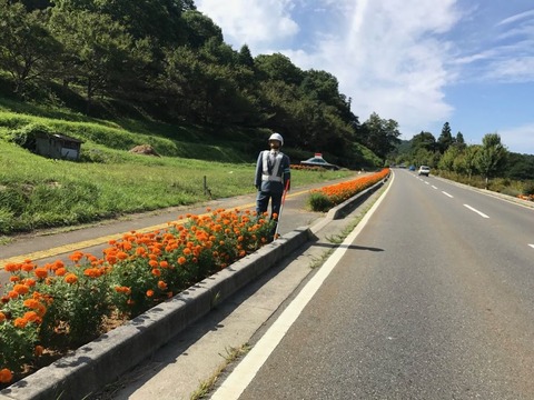 不気味な警察官こけし