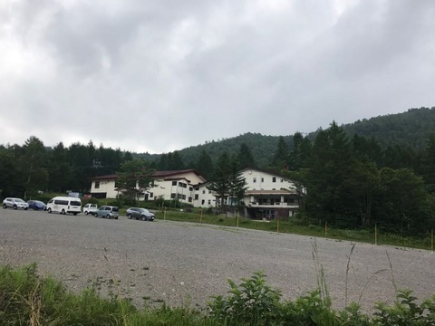 奥志賀スーパー林道 志賀高原あたりのスキー場