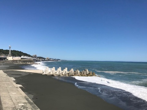 西湘PAはスカッと晴れた青空!