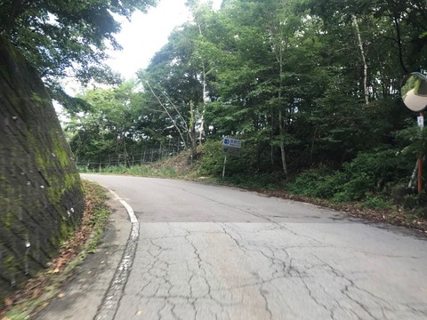 県道610号に入って長野へ抜ける