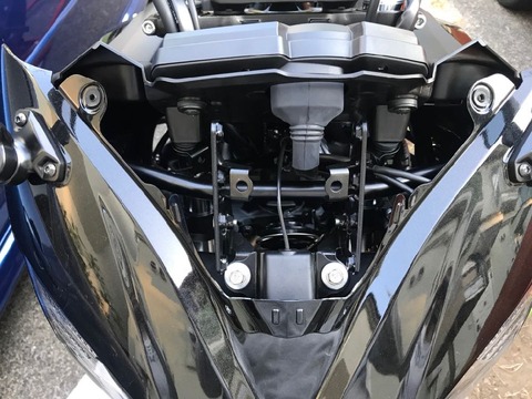 Ninja650 2017年モデル メーターパネル取り外し