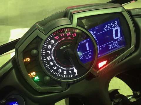Ninja650 2017年モデル メーターパネル