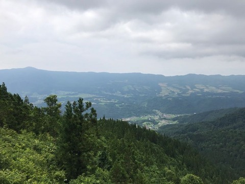 奥志賀スーパー林道 ゴール付近の絶景