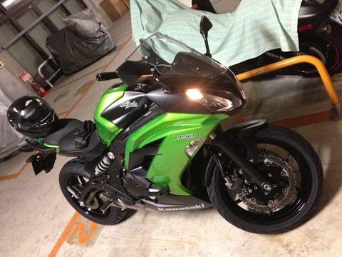 Ninja650納車しました!(2013年モデル/キャンディライムグリーン)