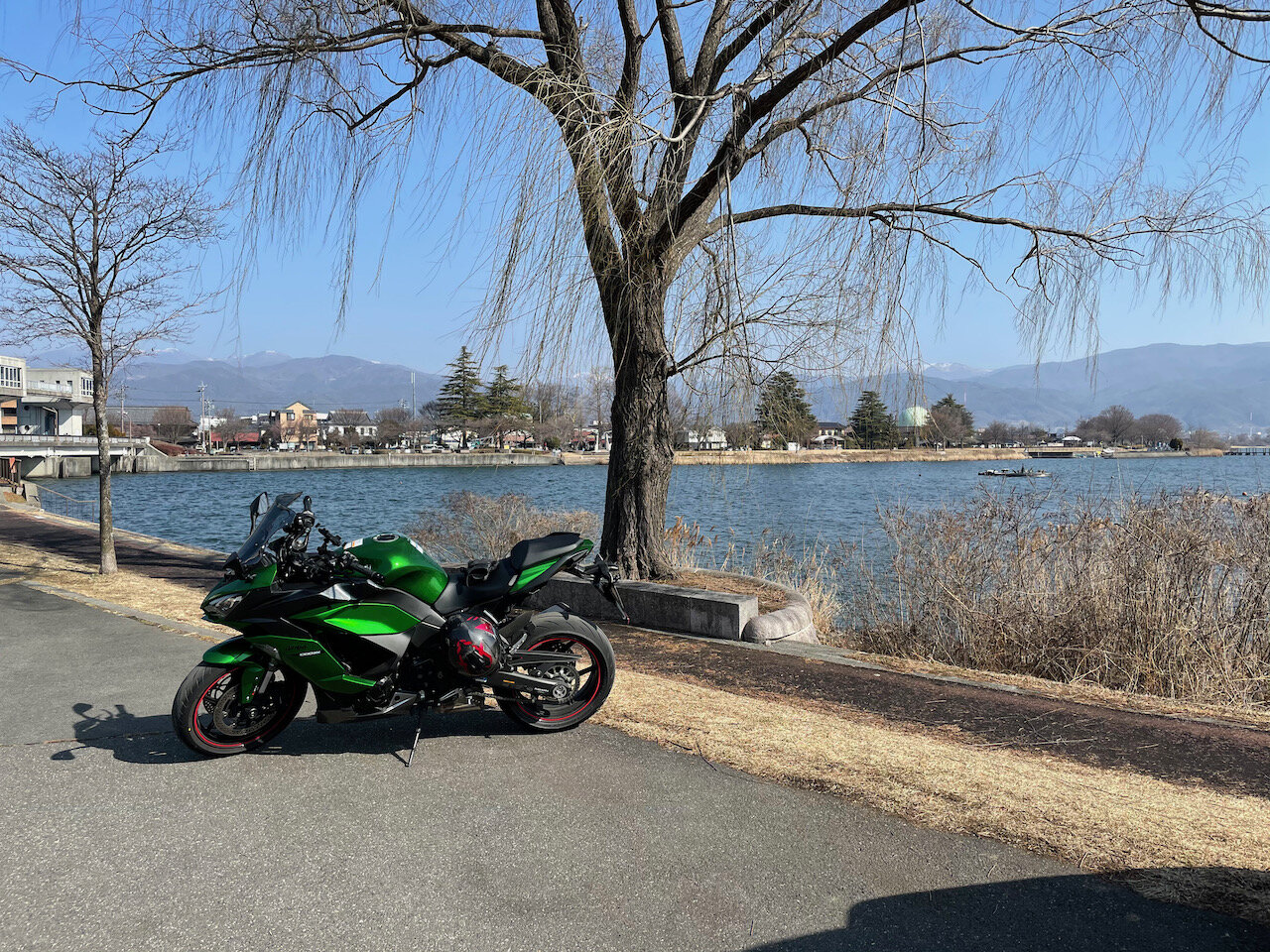 諏訪湖と八ヶ岳 ツーリングレポートblog Full Notch