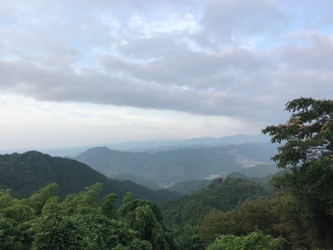 顔振峠からの絶景