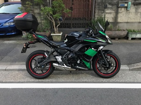 Ninja650 2017 積載 トップケース B47