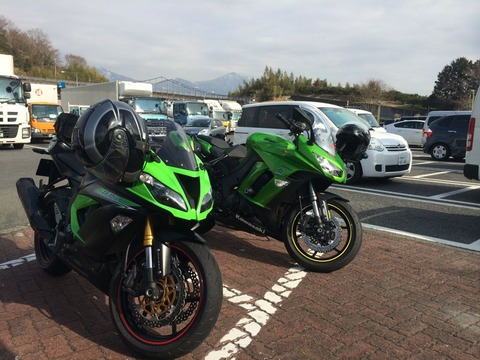 パンクしました in 静岡ツーリング