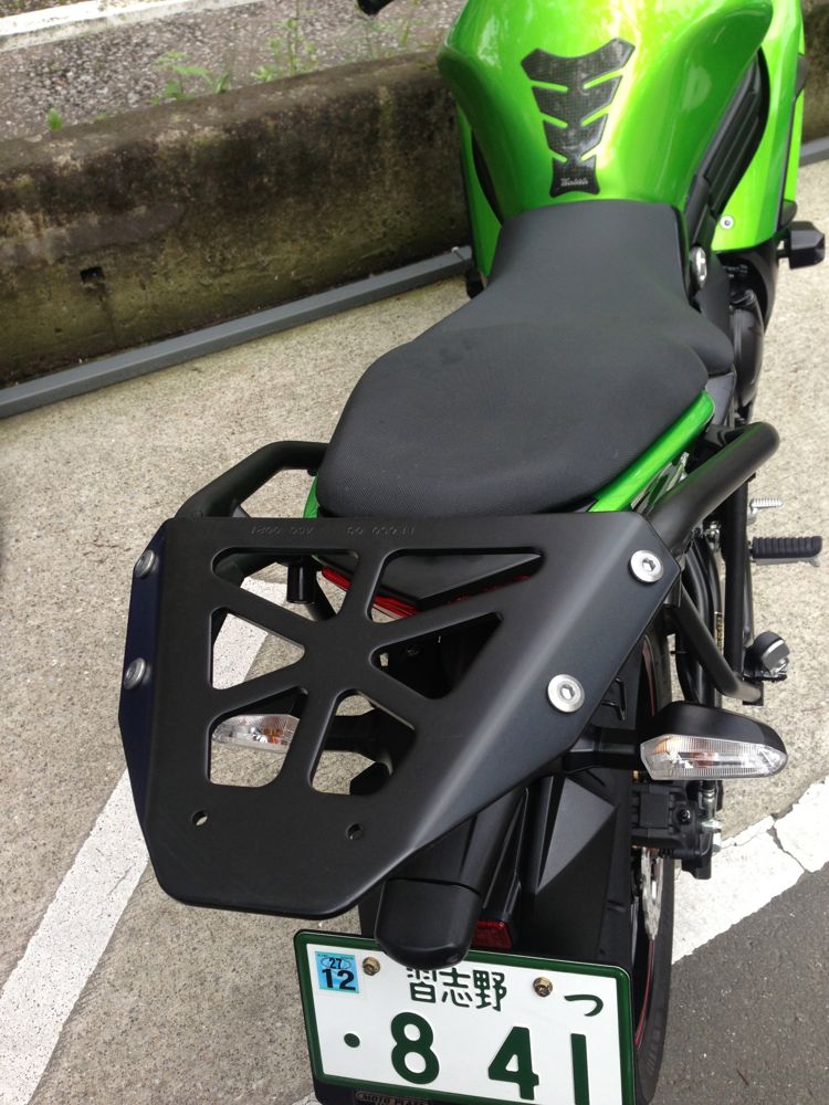 Ninja650 リアキャリア K'sーSTYLE K's-STYLE ケイズスタイル トップケース用キャリア