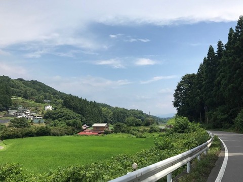 地蔵峠を下りきったら安中市