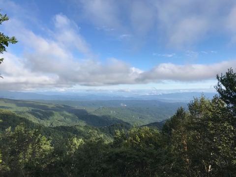 肌寒いかわりに空気が澄んで景色は格別