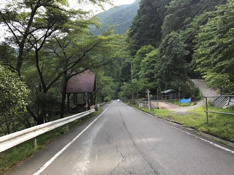 大血川林道、名前は物騒だけど道はそうでもない