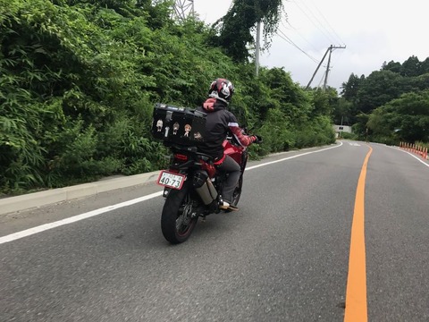 国道294号で猪苗代方面へ